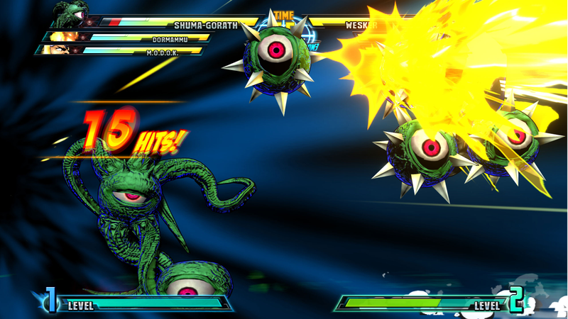 Illustration for article titled The Fate Of New Jill And Shuma-Gorath Marvel Vs. Capcom 3 Screens